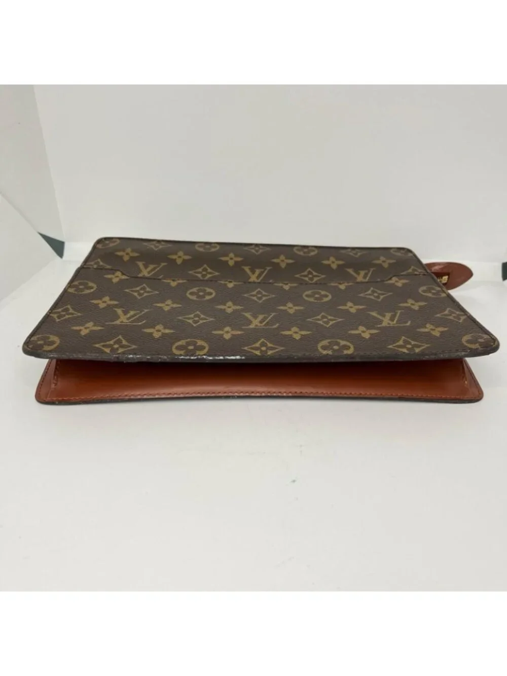 Louis Vuitton Monogram Pochette Homme Second Bag Brown